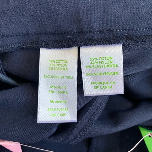 Lilly Pulitzer Alessia Stretch Dinner Pants Blue Size 4 - Picture 10 of 16